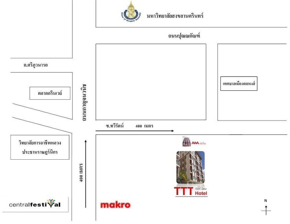 Ttt Hotel Hat Yai Eksteriør bilde